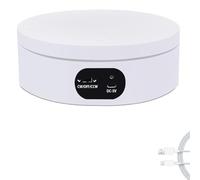 Zhdbchyuu 16cm Electric Turntable Rotating Display Stand Camera Props Phone Photography Background for Live Streaming/Photography