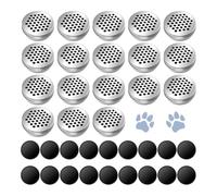 Zhdbchyuu 18 Pack Dog Scent Work Tins Training Kit Nose Work Magnetic Dots Scent Work Containers for Dogs Training Metal Box