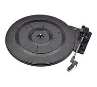 Zhdbchyuu 1pc Vintage Style Belt Driven Turntable with 28cm Platter for Vinyl Records Retro Phonograph Player Home Audio System