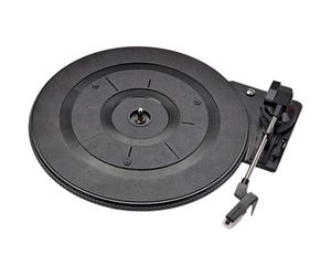 Zhdbchyuu 1pc Vintage Style Belt Driven Turntable with 28cm Platter for Vinyl Records Retro Phonograph Player Home Audio System