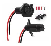 Zhdbchyuu 1set 12V Fishing Boat Trolling Plug, Marine-Grade Waterproof Plug-in Type, for Electric Boat Cruising Plugs and Sockets