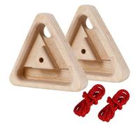 Zhdbchyuu 1set Climbing Triangle Fingerboard, Multifunctional Simulated Climbing Fingerboard, Reusable Home Gym Pull Up Handle