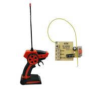 Zhdbchyuu 2.4G 4CH Remote Control Transmitter and Receiver Module Accessories Replacement for RC Remote Control Car Red