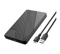 Zhdbchyuu 2.5 inch SATA External Hard Drive Enclosure USB 3.0 to SATA Hard Disk Case SSD External Storage HDD Enclosure