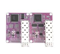Zhdbchyuu 2 Analog Video +2 TTL Data Over Fiber Optic Converters LC Optical Transceiver Module TX1310+RX 1550nm TTL Up 4