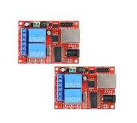 Zhdbchyuu 2-Channel Ethernet Relay DC 5-24V Cloud Control Network Switch Controller Module for Smart Home Industrial Automation