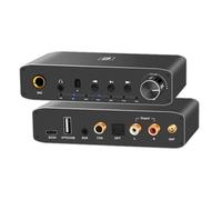 Zhdbchyuu 2 In1 Bluetooth Receiver Transmitter Coaxial Optical Digital to Analog Audio Converter PC-USB Headphone Amp Adapter EU