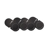 Zhdbchyuu 2 Set/4pcs Black Vinyl Record Pickup Clip, Record Cleaning and Protection Pad, Can Leave No Fingerprints