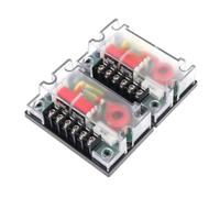 Zhdbchyuu 2 Way Crossover Passive Car Audio Speaker Tweeter Crossover Filter,High Power Frequency Divider for Car Stereo Sound
