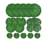 Zhdbchyuu 20 Pcs Artificial Lily Pads for Ponds, Realistic Floating Lily Pads Leaves, Leaves Water Lilies Pad Artificial