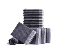 Zhdbchyuu 20PCS Absorbent Dogs Diapers Disposable Puppy Training Pads Quick Dry Bamboo Charcoal Mat Clean Cushion