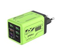 Zhdbchyuu 240W 6 Ports USB Charger PD Fast Charging Charger Wall Adapter for Smartphone Quick Charge 3.0 Travel Charger-EU Plug C