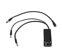 Zhdbchyuu 25W 2.5G POE Splitter 48V to 12V IEEE 802.3af Power Ethernet Splitter Adapter for Security CCTV System Camera 24V