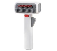 Zhdbchyuu 2in1 Pet Deshedding Needle Comb Efficient Loose Hair Removal Brush for Dogs Cats Detangling Grooming Tool