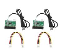 Zhdbchyuu 2Pcs 1.44MB 3.5/" USB Cable Adapter to 34Pin Floppy Drive Connector U Disk to Floppy Disk PCB Board for Legacy PC