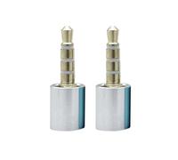 Zhdbchyuu 2PCS 3.5mm MIC Blocker - Mic Lock Privacy Protection Data Security Sound Locking Device for Smartphones Silver