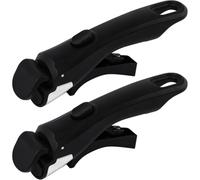 Zhdbchyuu 2PCS Detachable Handle, Universal Detachable Cookware Handle Replacement, Black Version,with Anti Slip Effect
