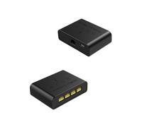 Zhdbchyuu 2PCS Gigabit 1000Mbps RJ45 Splitter 1 to 4 Ethernet Adapter LAN Connector Switch Coupler for PC Laptop TV Router