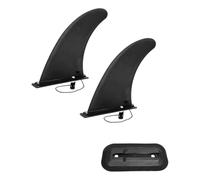 Zhdbchyuu 2pcs Paddle Board Fin with Base, Removable Fin Replacement Set, Slide-in Quick Release Center Fin for Surfboard