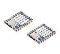 Zhdbchyuu 2Pcs RP2350-Matrix Mini Development Board with 5X5 RGB LED Matrix on Board RP2040 Dual-Core Processor