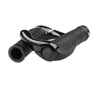 Zhdbchyuu 2PCS The Comfiest Ergonomic Bicycle Handlebar Rubber Grips Anti Slip Contoured Design Aluminum Alloy Inner Ring Clamps B