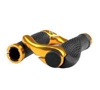 Zhdbchyuu 2PCS The Comfiest Ergonomic Bicycle Handlebar Rubber Grips Anti Slip Contoured Design Aluminum Alloy Inner Ring Clamps D