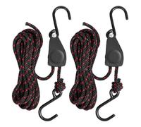 Zhdbchyuu 2PCS Tie Down Straps, Adjustable Canoe Bow and Stern Ratchet Rope, Heavy Duty Kayak Accessories