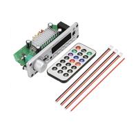 Zhdbchyuu 2x100W 12V Amplifier Audio Player Bluetooth 5.0 MP3 Decoder Board with USB/TF/FM Radio Recording Call for Car Audio DIY