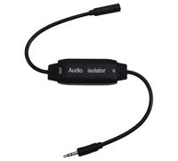 Zhdbchyuu 3.5mm AUX Noise Filter Ground Loop Isolator for Car Audio/Home Stereo System Headphone Hum Eliminator Plug & Play