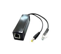 Zhdbchyuu 30W 2.5G POE Splitter 48V to 12V IEEE 802.3af Power Ethernet Splitter Adapter for Security CCTV System
