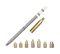 Zhdbchyuu 3D Print Accessory Brass Hot Nut Insertion Kit Heat Insert Nut Iron Thread Head M2-M8 Tips for 936 T65 T85 Soldering