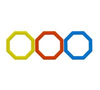 Zhdbchyuu 3Pcs Agility Rings for Sports & Fitness Step Training, Non-Slip Speed Training Rings for Basketball Soccer Street Dance