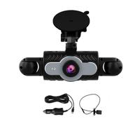 Zhdbchyuu 4 Channel 360° Dash Cam 1080P Front and Rear, 3 inch Dash Camera for Cars with Night Vision, Loop Recording