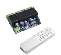 Zhdbchyuu 4-Channel Intelligent WiFi Switch/Relay Module, 6-Button Remote Control, Wireless Switch Timer.