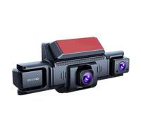 Zhdbchyuu 4 Channel WiFi Dash Cam Front and Rear 1080P APP Control Reversing Display Collision Detection 24H Parking Monitor