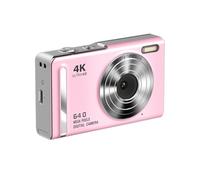 Zhdbchyuu 4K Digital Camera LED Flash 64MP HD Pixel Retro Ccd Portable Card Entry-Level Camera Auto Focus C