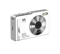 Zhdbchyuu 4K Digital Camera LED Flash 64MP HD Pixel Retro Ccd Portable Card Entry-Level Camera Auto Focus B