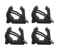 Zhdbchyuu 4PCS Boat Hook Holder with Rubber Spring Strap, Quick Release Boat Hook Boat Spring Clips for Boat Hook, Push Pole