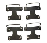 Zhdbchyuu 4PCS Universal Roof Box U Bolt Clamp Mounting Kit for Most Vehicle Roof Bars for Cargo Box Luggage Carrier