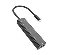 Zhdbchyuu 5 in 1 USB C HUB Docking Station Type C to USB3.0 5Gbps HUB Support PD 100W Charging 4K60Hz -Compatible Dock