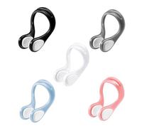 Zhdbchyuu 5 Pcs Swimming Nose Clip Set Professional Swimming Training Anti-Choking Comfortable Waterproof and Non-Slip Nose Clip