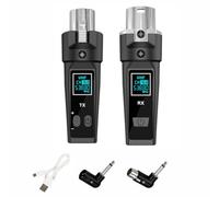 Zhdbchyuu 5pcs UHF Wireless Microphone System Adapter XLR Transmitter and Receiver for Dynamic Microphone Guitar Audio Mixer