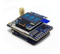 Zhdbchyuu 6.1G-7.2G VRX Video Image Transmission Receiver with OLED Display 64-CH Video Analog Receiver Module for FPV Goggles