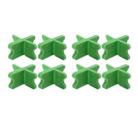 Zhdbchyuu 8pcs 4 in 1 Deck Spacer Tools Green Deck Spacers Reusable Wood Composite Decking Installation Alignment Leveling Gaskets