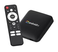 Zhdbchyuu -A53 4K HD Android 14 Smart TV Box USB 2.0 2.4G&5G Dual WiFi Support Voice Assistant TVBox Set Top Box (EU Plug)