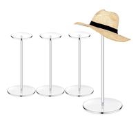 Zhdbchyuu Acrylic Hat Wig Display Stand Fisherman's Hat Baseball Hat Storage Stand Support Stand,with A Height of About 40cm