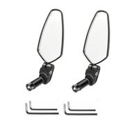 Zhdbchyuu Adjustable 360 Degree Bicycle Mirror, Cycling Rear View Handlebar Mirror, Bike Accessories Oval