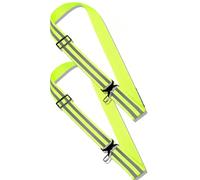 Zhdbchyuu Adjustable High Visibility Reflective Sash for Night Outdoor Activities, 54-75cm Safety Straps