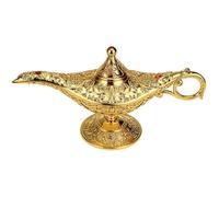Zhdbchyuu Aladdin Lamp Large European Retro Home Decoration Metal Crafts