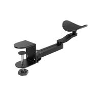 Zhdbchyuu Aluminum Desk Arm Rest Support 3 Height Adjust Ergonomic Arm Rest Mouse Pad Armrest Bracket Console for Black
